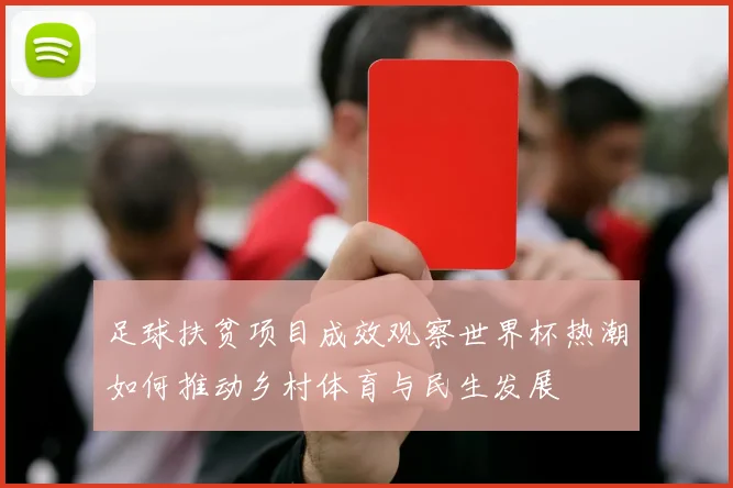 足球扶贫项目成效观察世界杯热潮如何推动乡村体育与民生发展